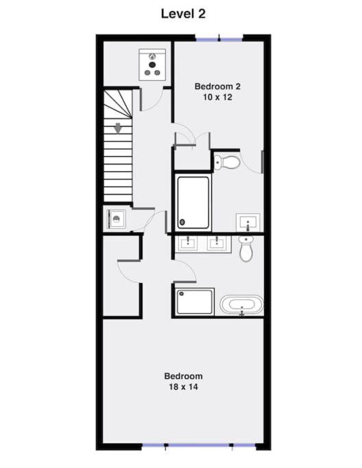 Stunning Duplex Condo #1 - Downtown River North Chicago Extérieur photo
